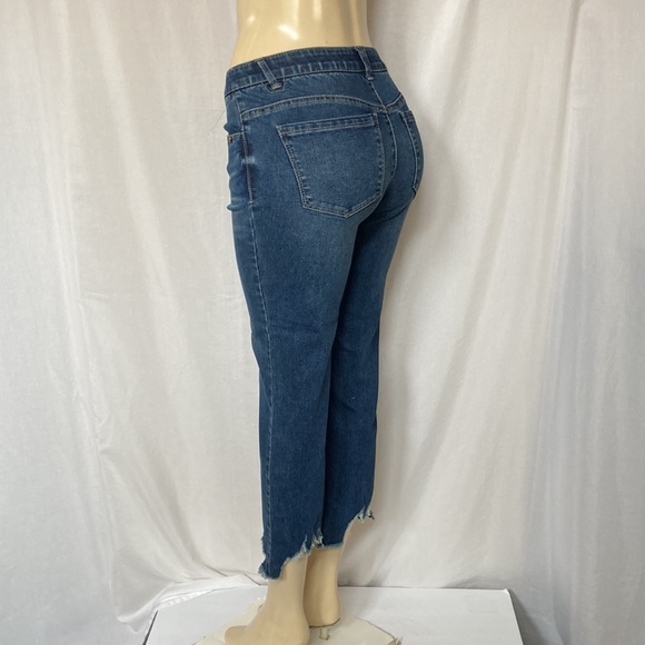 DEMOCRACY Jean Women’s Tummy Control Size 6 Chew Hem Straight Leg NWOT - Picture 7 of 9
